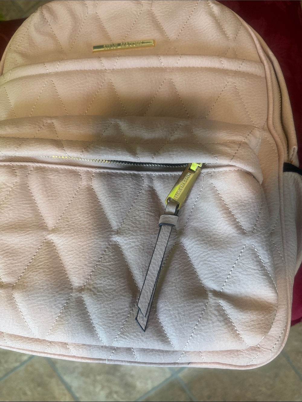 Steve Madden Quilted Backpack - Picture 5 of 7